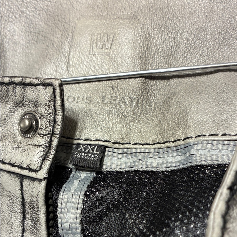 Men's Gray Leather Jacket Wilson’s